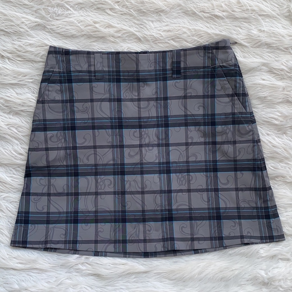 Nike | Plaid Golf Skirt